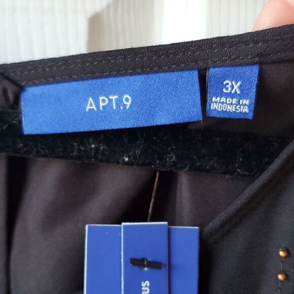 Apt. 9 womans black, plus size, summer dress, 3x - Picture 4 of 7